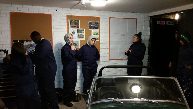 Lucy going through rules